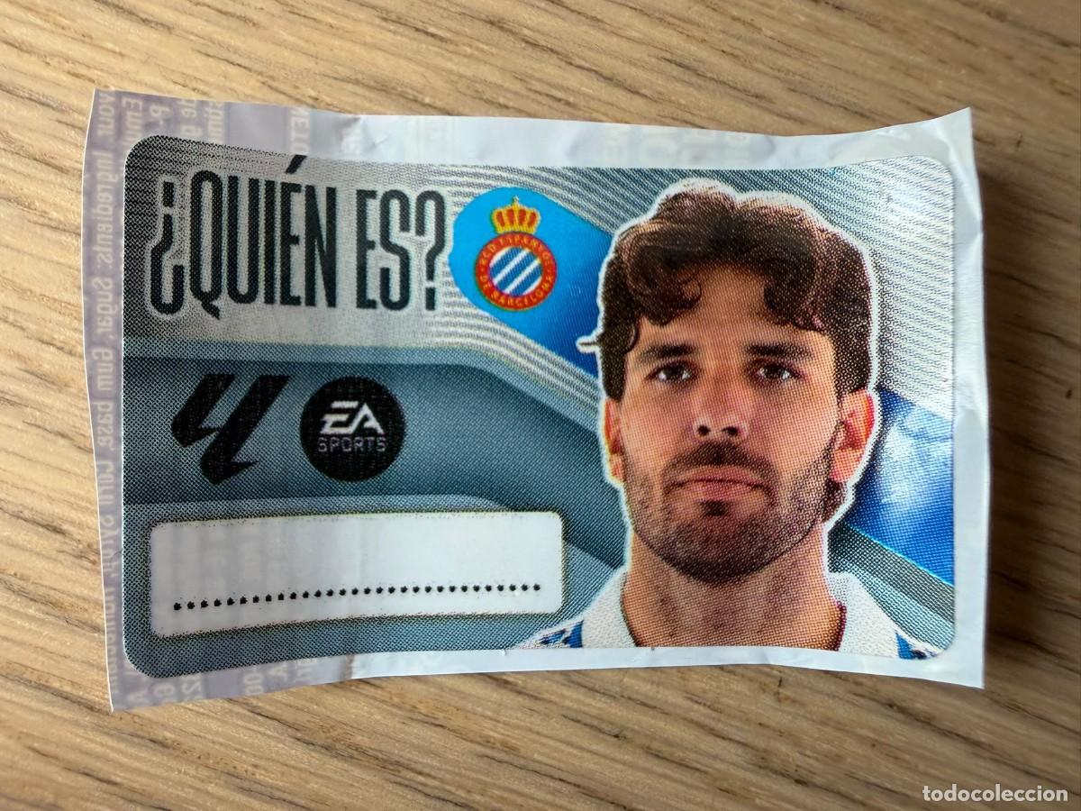 Cromos de f&uacute;tbol: QUIEN ES CABRERAS ESPANYOL ESPA&Ntilde;OL 26 27 2026 2027 LIGA EA SPORTS CHICLES CHICLE ESTE SIN PEGAR