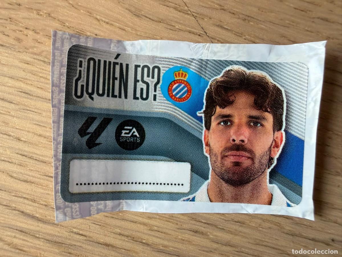 Cromos de f&uacute;tbol: QUIEN ES CABRERAS ESPANYOL ESPA&Ntilde;OL 26 27 2026 2027 LIGA EA SPORTS CHICLES CHICLE ESTE SIN PEGAR