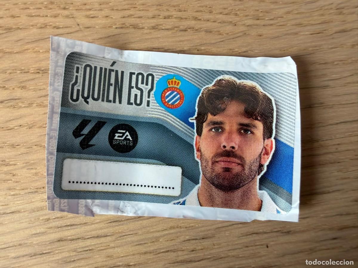 Cromos de f&uacute;tbol: QUIEN ES CABRERAS ESPANYOL ESPA&Ntilde;OL 26 27 2026 2027 LIGA EA SPORTS CHICLES CHICLE ESTE SIN PEGAR
