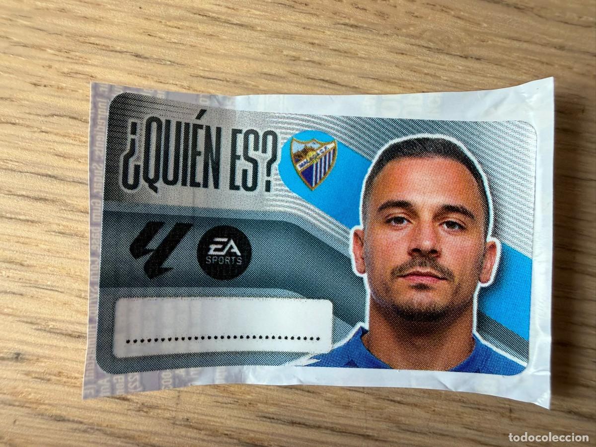 Cromos de f&uacute;tbol: QUIEN ES ALFONSO HERRERO MALAGA 26 27 2026 2027 LIGA EA SPORTS CHICLES CHICLE ESTE SIN PEGAR