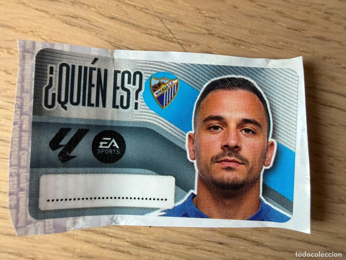 Cromos de f&uacute;tbol: QUIEN ES ALFONSO HERRERO MALAGA 26 27 2026 2027 LIGA EA SPORTS CHICLES CHICLE ESTE SIN PEGAR