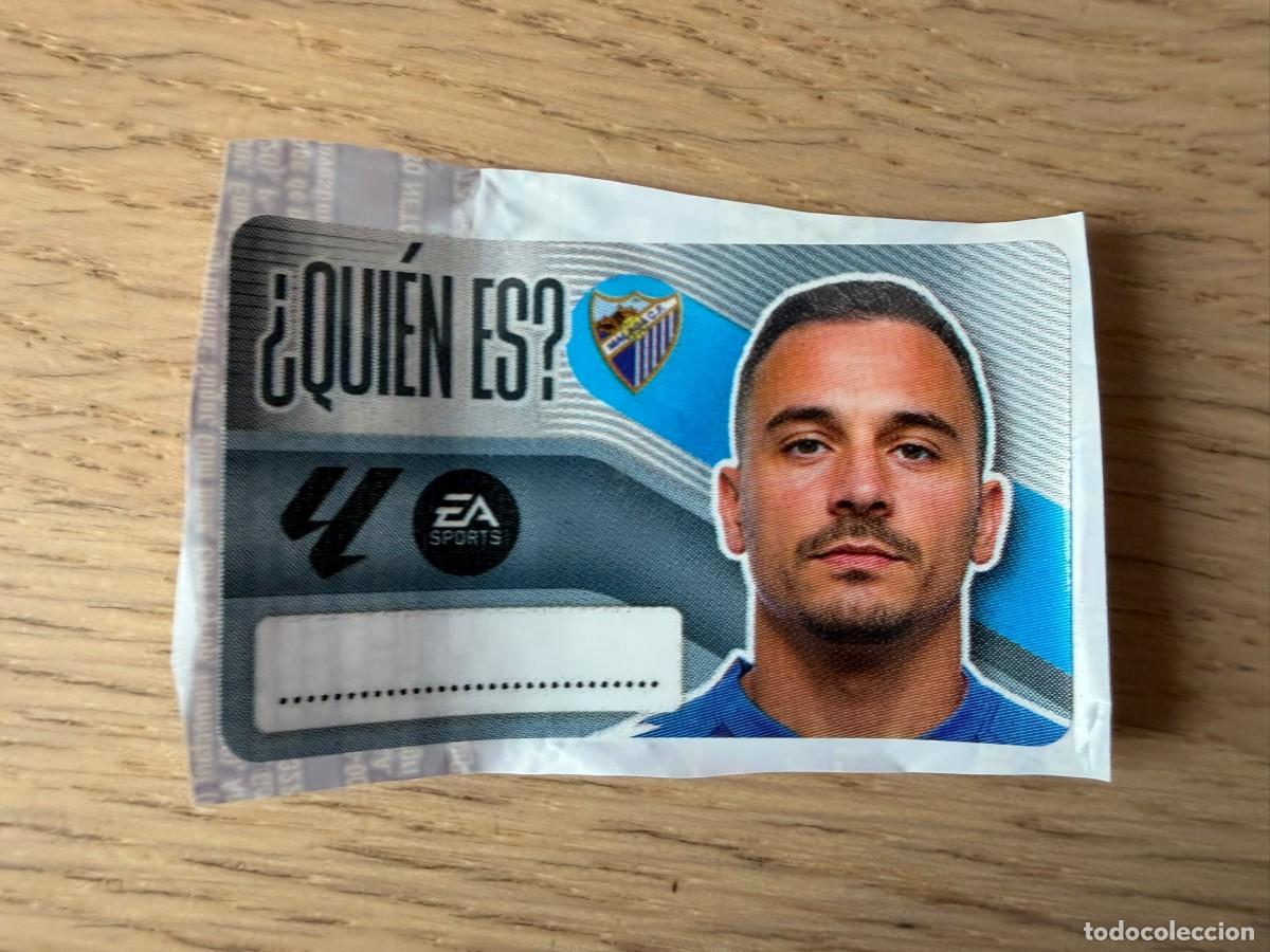 Cromos de f&uacute;tbol: QUIEN ES ALFONSO HERRERO MALAGA 26 27 2026 2027 LIGA EA SPORTS CHICLES CHICLE ESTE SIN PEGAR