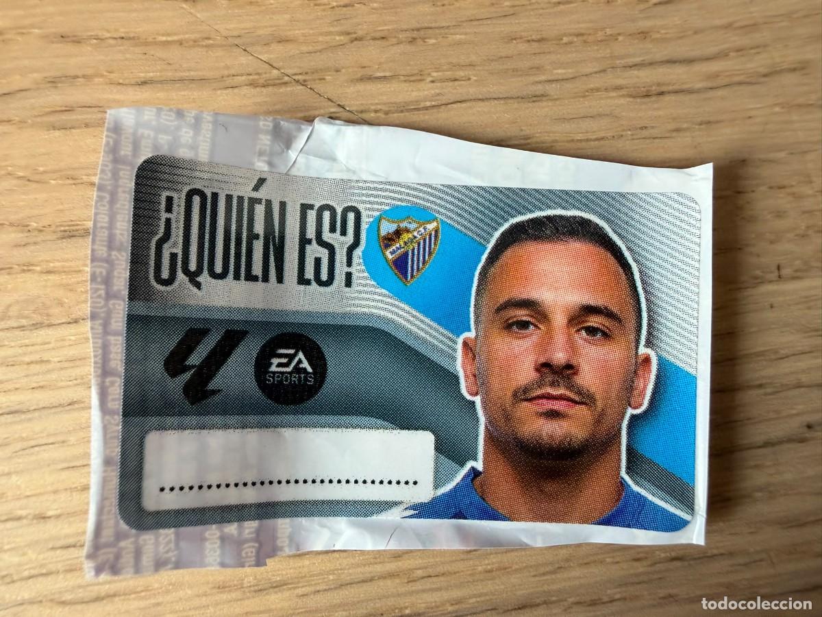 Cromos de f&uacute;tbol: QUIEN ES ALFONSO HERRERO MALAGA 26 27 2026 2027 LIGA EA SPORTS CHICLES CHICLE ESTE SIN PEGAR