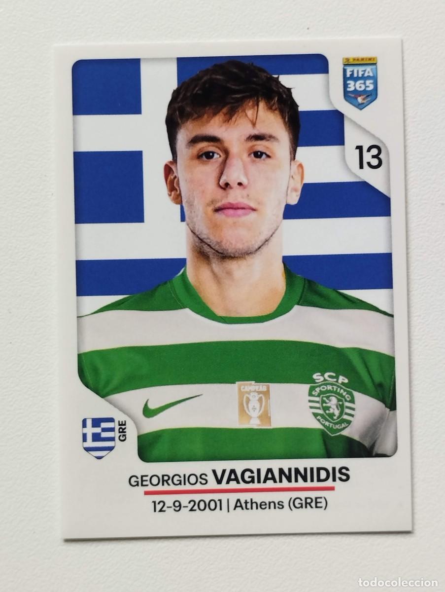 Figurine di Calcio: CROMO STICKER PANINI FIFA 365 2025 LAMINE YAMAL 356 2026 VAGIANNIDIS 409 SPORTING
