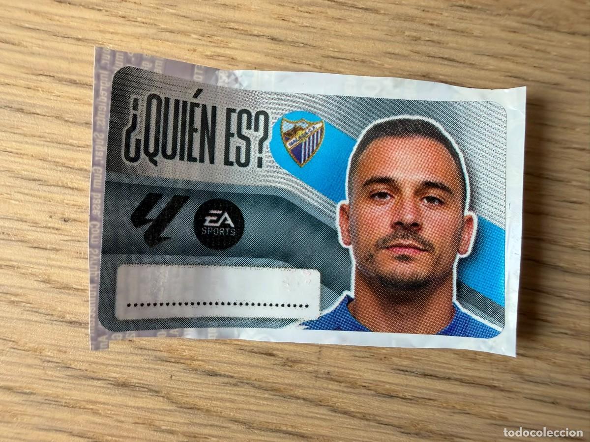 Cromos de f&uacute;tbol: QUIEN ES ALFONSO HERRERO MALAGA 26 27 2026 2027 LIGA EA SPORTS CHICLES CHICLE ESTE SIN PEGAR