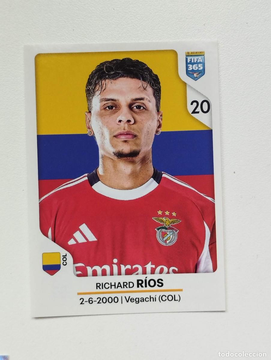 Cartes &agrave; collectionner de Football: CROMO STICKER PANINI FIFA 365 2026 RICHARD RIOS 376 BENFICA