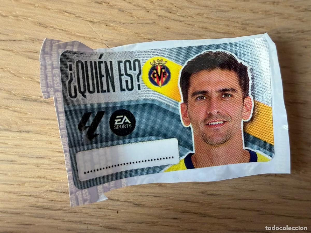 Cromos de f&uacute;tbol: QUIEN ES GERARD MORENO VILLARREAL 26 27 2026 2027 LIGA EA SPORTS CHICLES CHICLE ESTE SIN PEGAR
