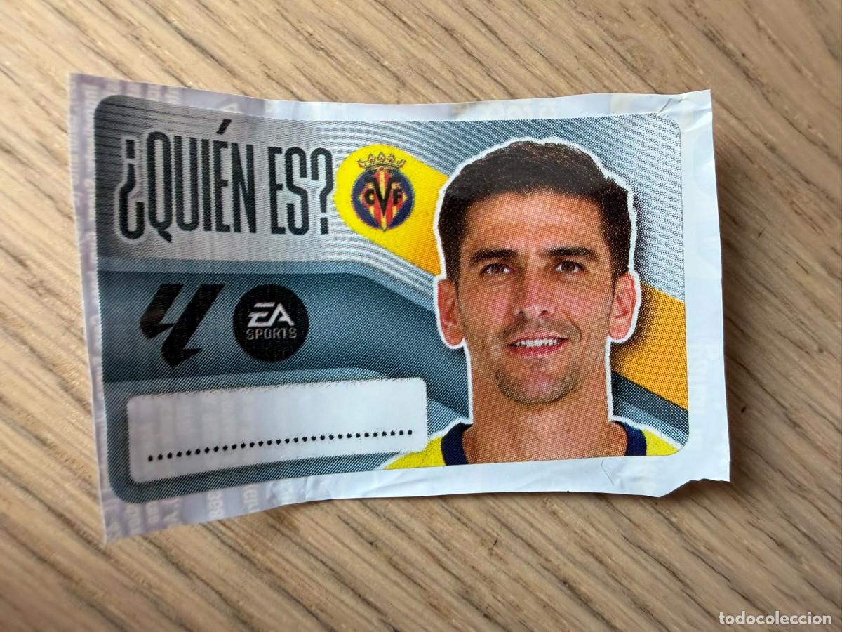 Cromos de f&uacute;tbol: QUIEN ES GERARD MORENO VILLARREAL 26 27 2026 2027 LIGA EA SPORTS CHICLES CHICLE ESTE SIN PEGAR