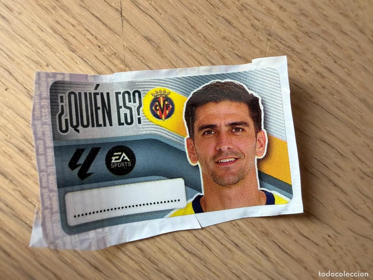 Cromos de f&uacute;tbol: QUIEN ES GERARD MORENO VILLARREAL 26 27 2026 2027 LIGA EA SPORTS CHICLES CHICLE ESTE SIN PEGAR