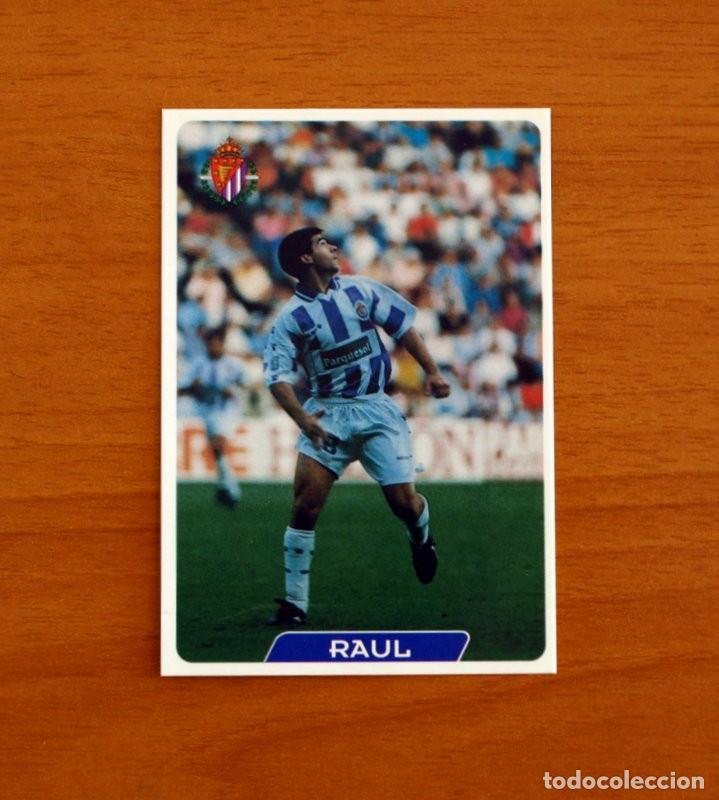 Cromos de f&uacute;tbol: Real Valladolid -N&ordm; 342 Ra&uacute;l -Las Fichas la Liga 95-96-1995-1996 -Mundicromo Sport