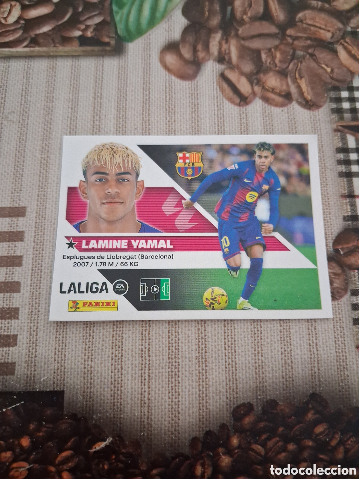 Cromos de f&uacute;tbol: Liga este 26 27 lamine yamal N 20 del Barcelona nuevo
