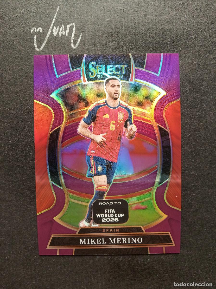Fu&szlig;ball-Sticker: NUMERADA #/150 PURPLE MIKEL MERINO ESPA&Ntilde;A ARSENAL ⚽ PANINI &reg; SELECT ROAD TO FIFA WORLD CUP 2026 26