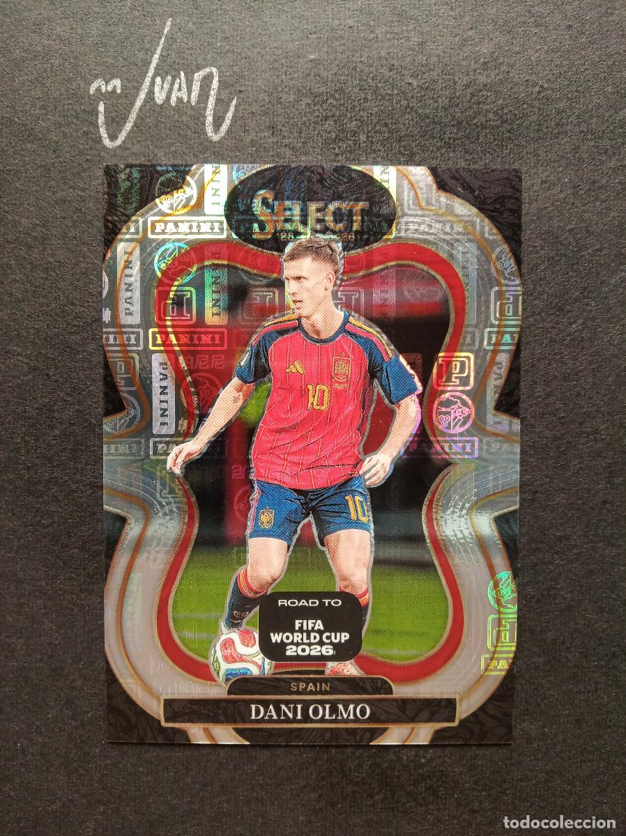 Football Stickers: NUMERADA #/61 LOGO DANI OLMO ESPA&Ntilde;A FC BARCELONA ⚽ PANINI &reg; SELECT ROAD TO FIFA WORLD CUP 2026 26