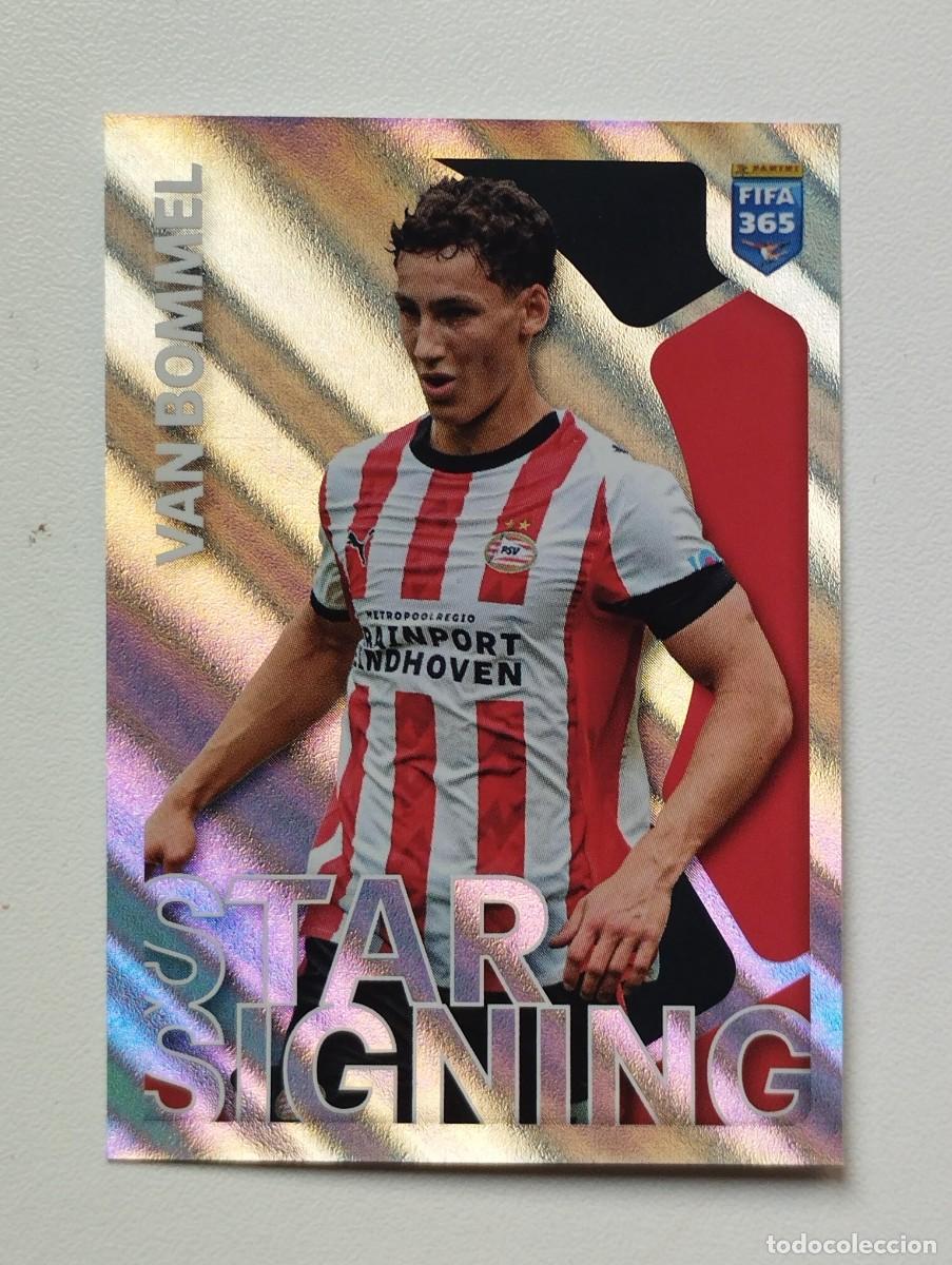 Cromos de f&uacute;tbol: CROMO STICKER PANINI FIFA 365 2026 STAR SIGNING VAN BOMMEL 346 PSV EINDHOVEN