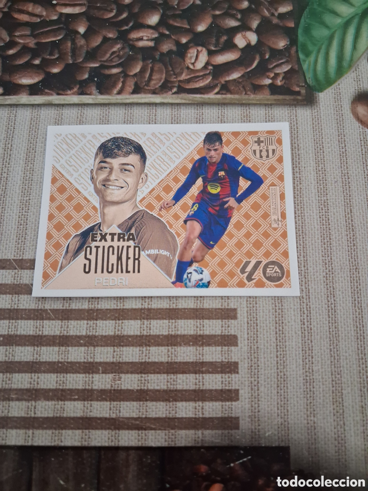 Cromos de f&uacute;tbol: Liga este 26 27 pedri extra sticker bronce nuevo