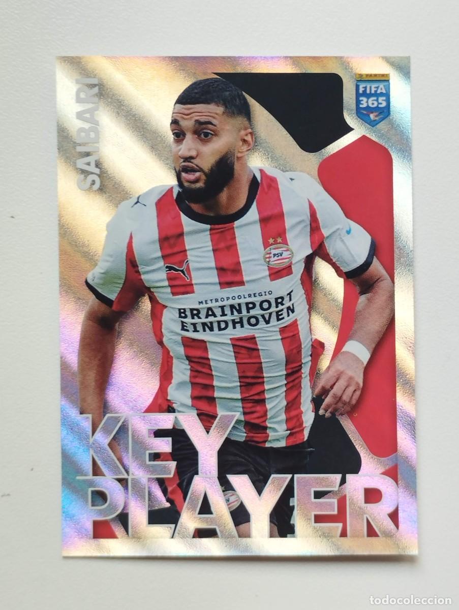 Cromos de f&uacute;tbol: CROMO STICKER PANINI FIFA 365 2026 KEY PLAYER SAIBARI 345 PSV EINDHOVEN