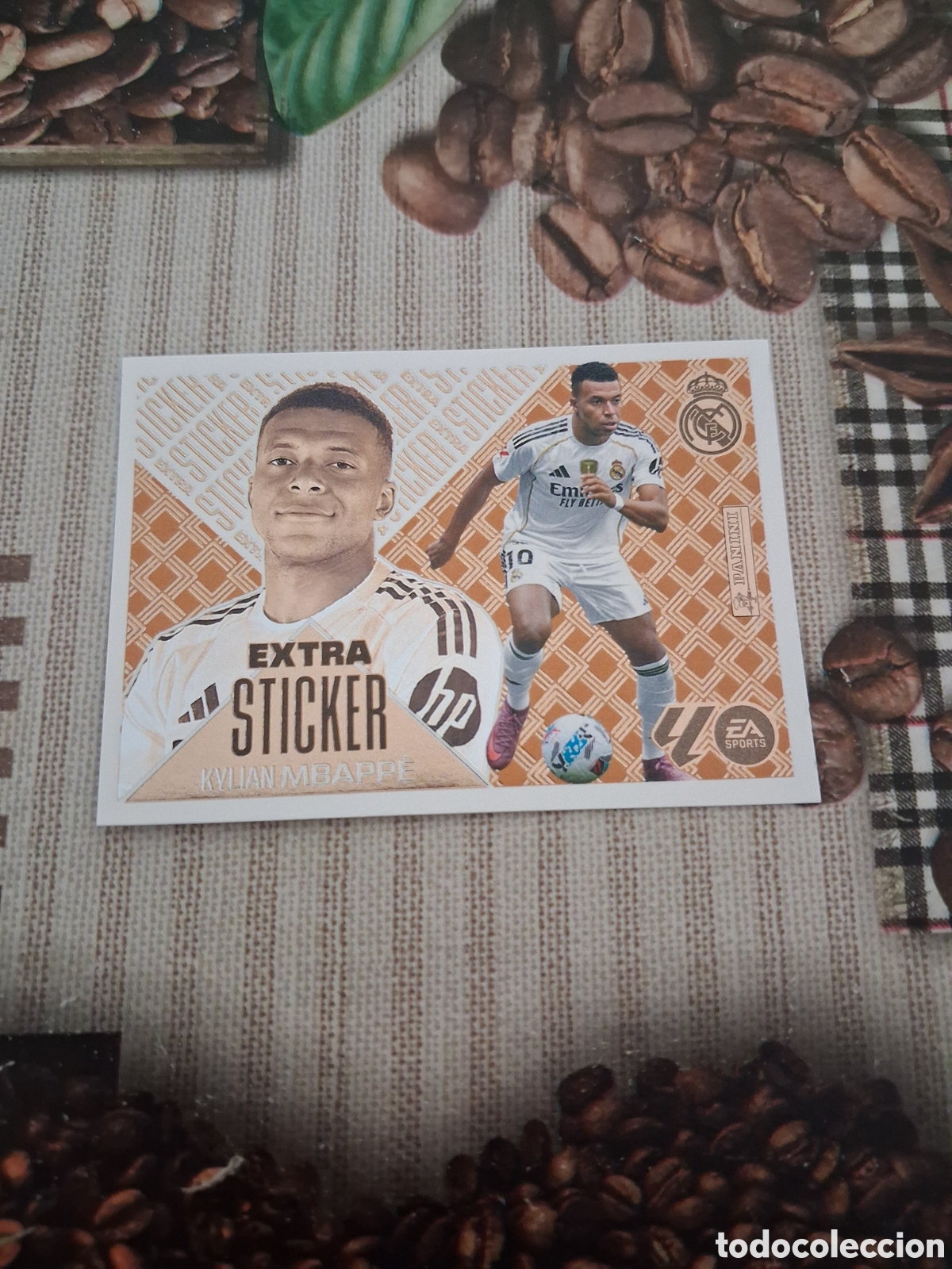 Cromos de f&uacute;tbol: Liga este 26 27 mbappe extra sticker bronce