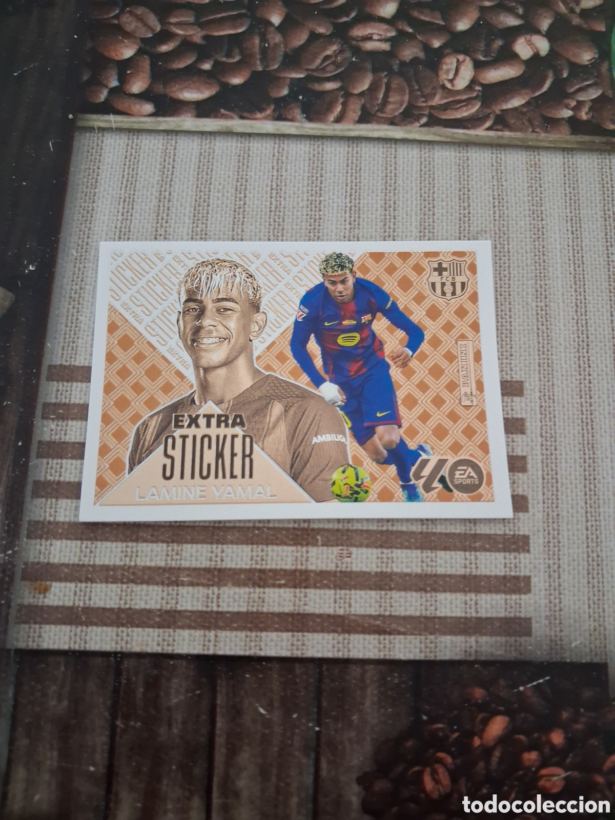 Cromos de f&uacute;tbol: Liga este 26 27 lamine yamal extra sticker bronce nuevo