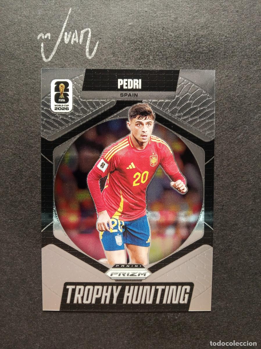Cromos de f&uacute;tbol: N&ordm; 23 TROPHY HUNTING PEDRI ESPA&Ntilde;A BARCELONA ⚽ PANINI &reg; PRIZM FIFA WORLD CUP 2026 MUNDIAL 25 26 NUEVO