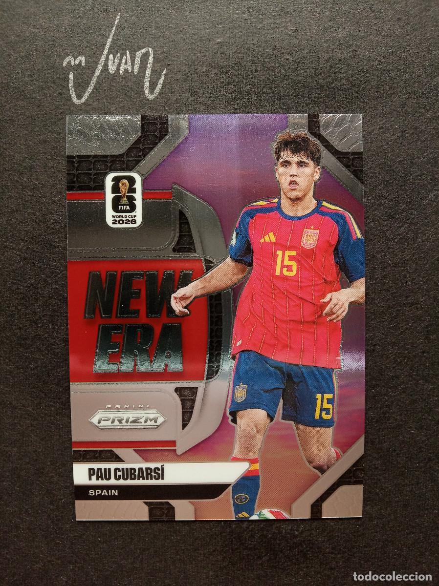 Cromos de f&uacute;tbol: N&ordm; 14 NEW ERA PAU CUBARSI ESPA&Ntilde;A BARCELONA ⚽ PANINI &reg; PRIZM FIFA WORLD CUP 2026 MUNDIAL 25 26 NUEVO