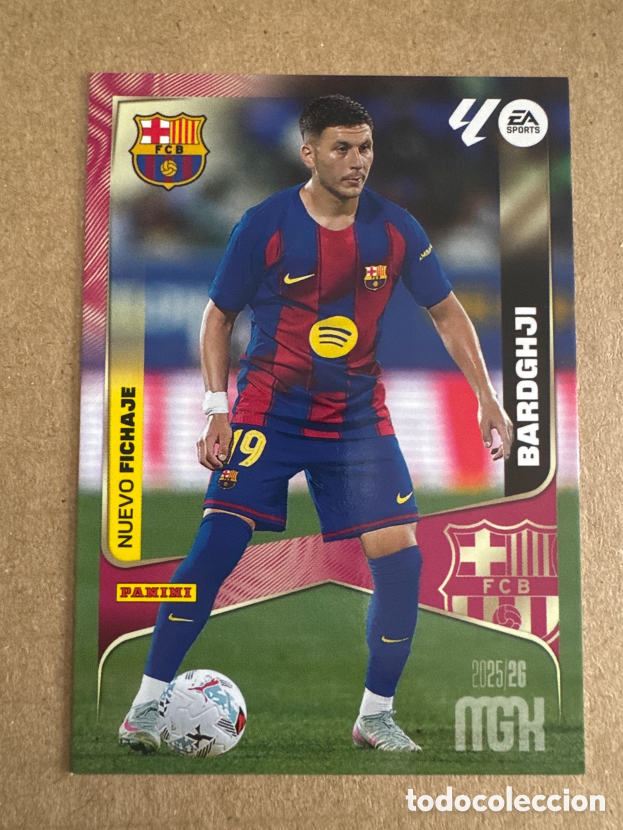 Cromos de f&uacute;tbol: # 456 Bardghji FC Barcelona Nuevo Fichaje 2 edici&oacute;n Megacracks 25 26 2025 2026 2&ordf; MGK