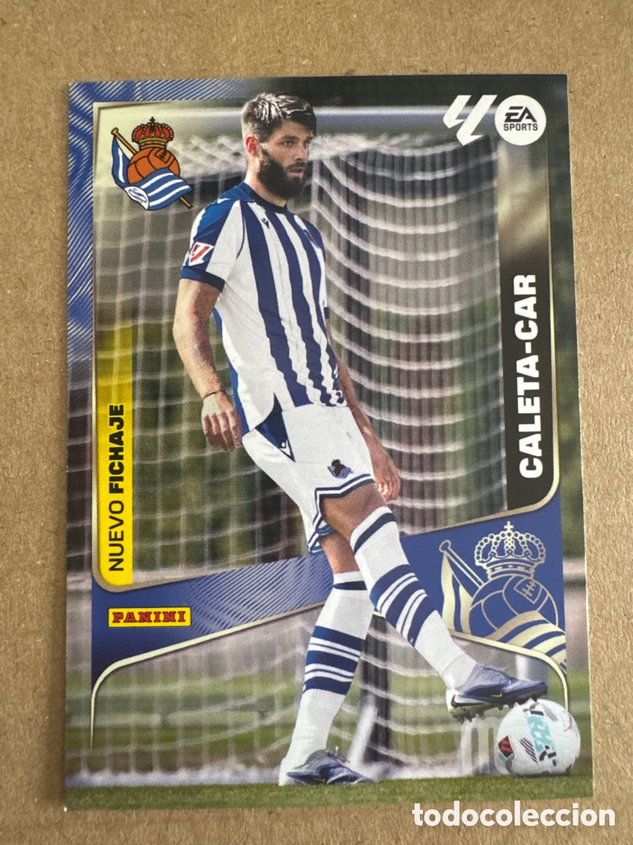 Cromos de f&uacute;tbol: # 457 Caleta-Car Real Sociedad Nuevo Fichaje 2 edici&oacute;n Megacracks 25 26 2025 2026 2&ordf; MGK