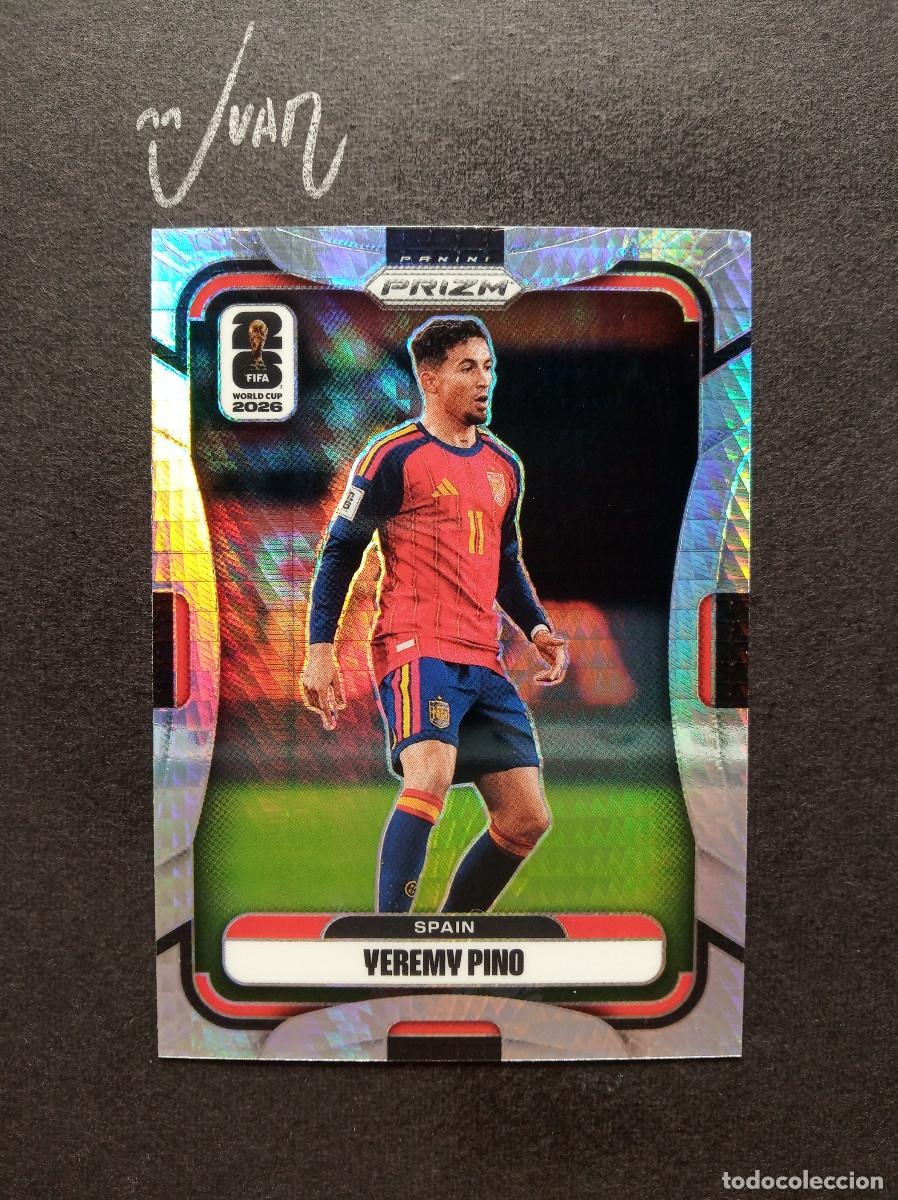 Cromos de f&uacute;tbol: N&ordm; 79 HYPER YEREMY PINO ESPA&Ntilde;A VILLARREAL ⚽ PANINI &reg; PRIZM FIFA WORLD CUP 2026 MUNDIAL 25 26 NUEVO