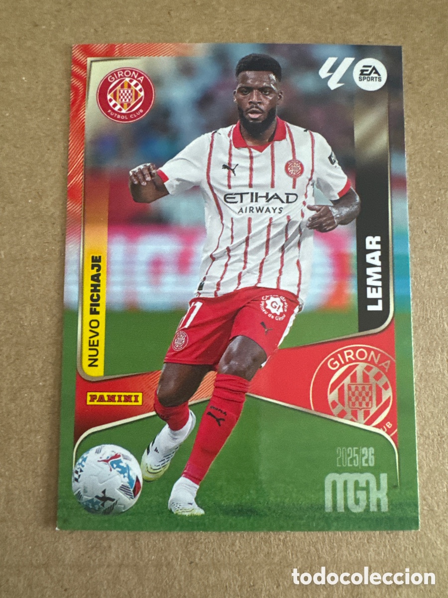 Cromos de f&uacute;tbol: # 459 Lemar Girona Nuevo Fichaje 2 edici&oacute;n Megacracks 25 26 2025 2026 2&ordf; MGK