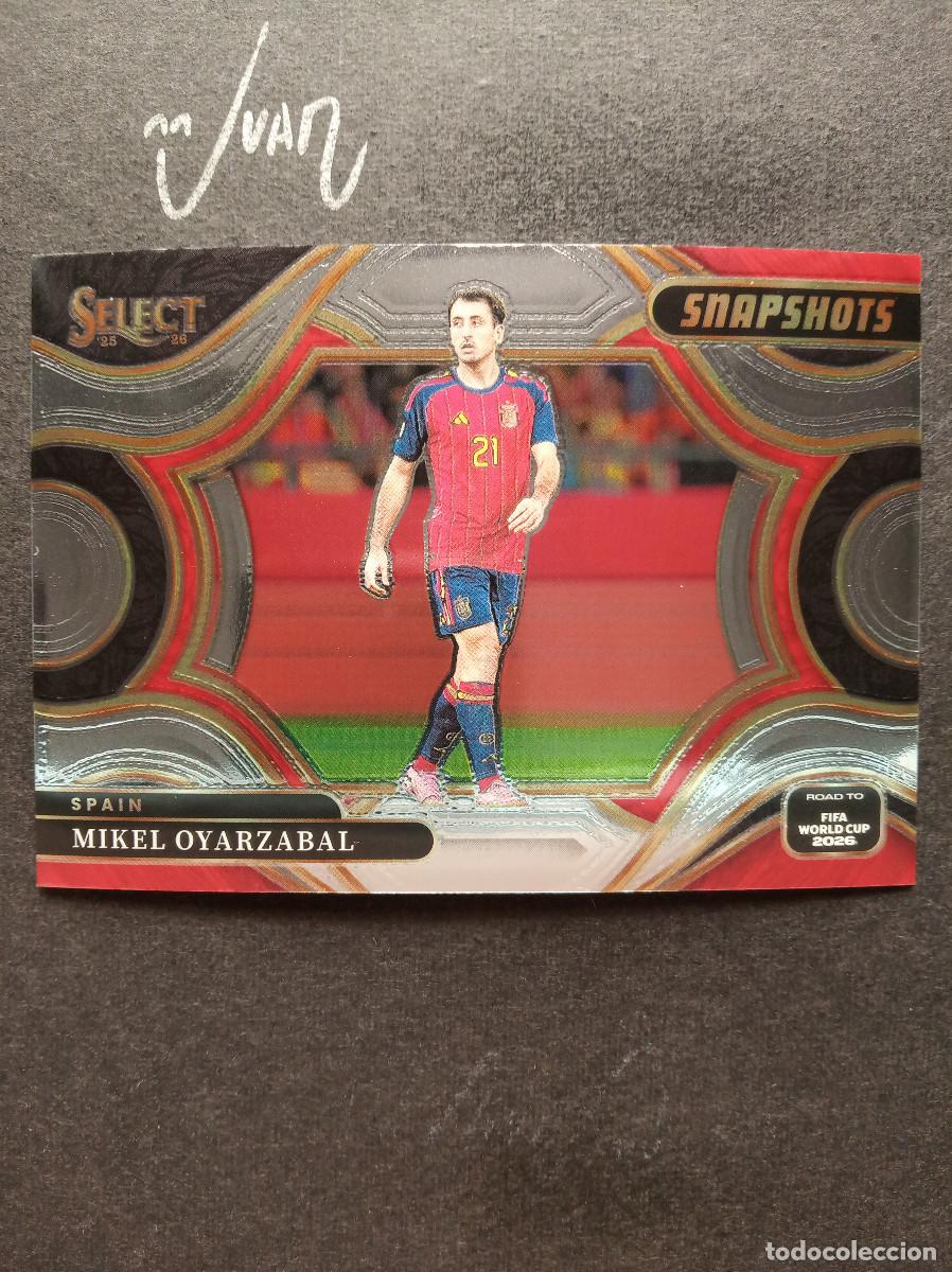 Cromos de Futebol: N&ordm; 8 SNAPSHOTS OYARZABAL ESPA&Ntilde;A REAL SOCIEDAD ⚽ PANINI &reg; SELECT ROAD TO FIFA WORLD CUP 2026 26 NUEVO