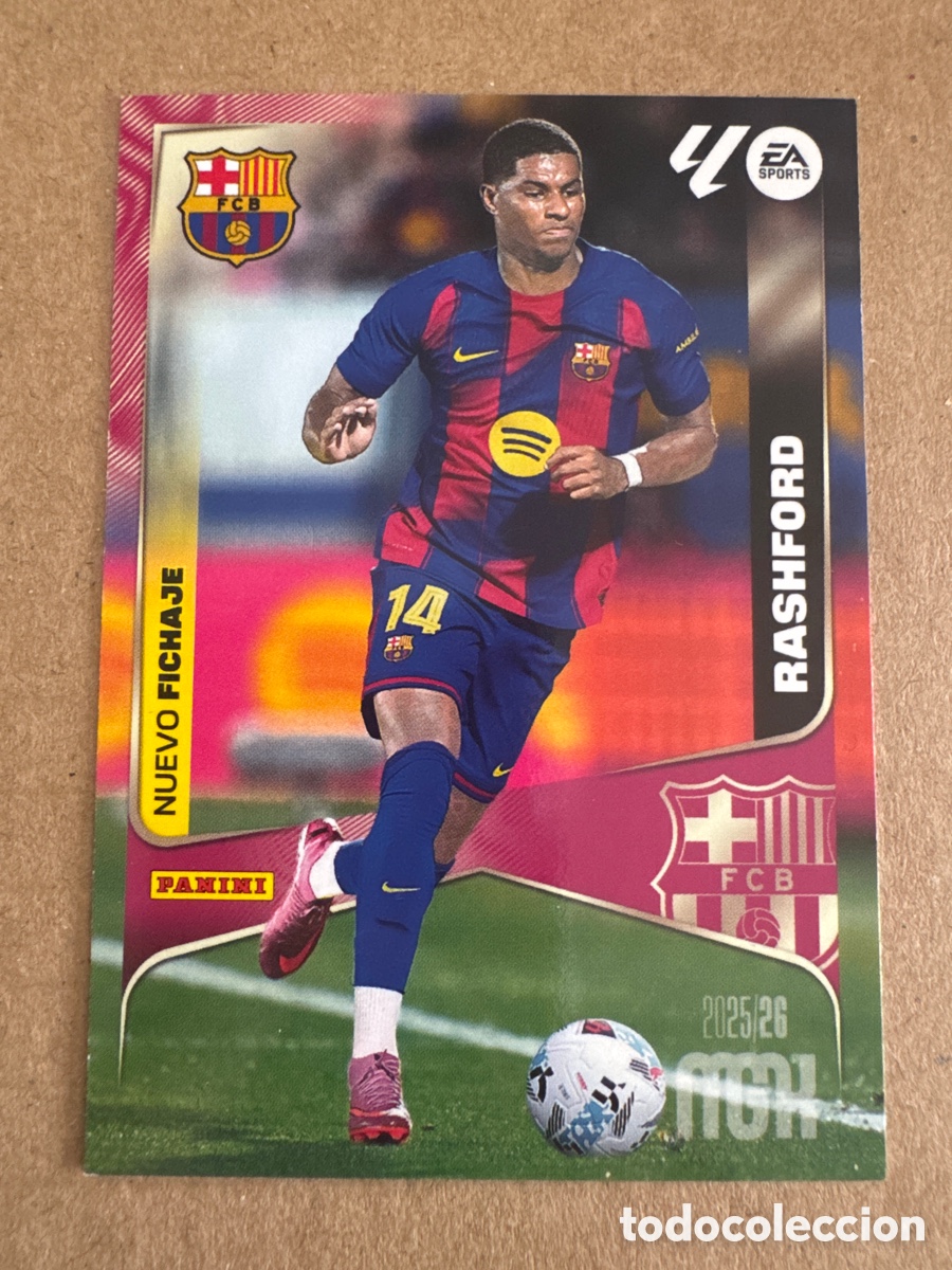 Cromos de f&uacute;tbol: # 462 Rashford RC Barcelona Nuevo Fichaje 2 edici&oacute;n Megacracks 25 26 2025 2026 2&ordf; MGK