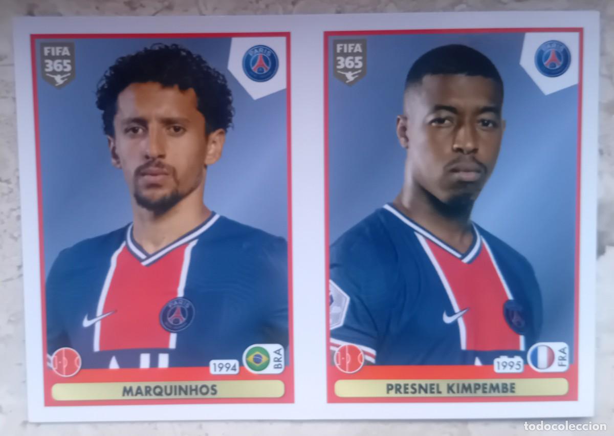 Cromos de f&uacute;tbol: Figurina Panini 2020-21 Cromo Fifa 365 2021 Marquinhos Kimpembe PSG n 296