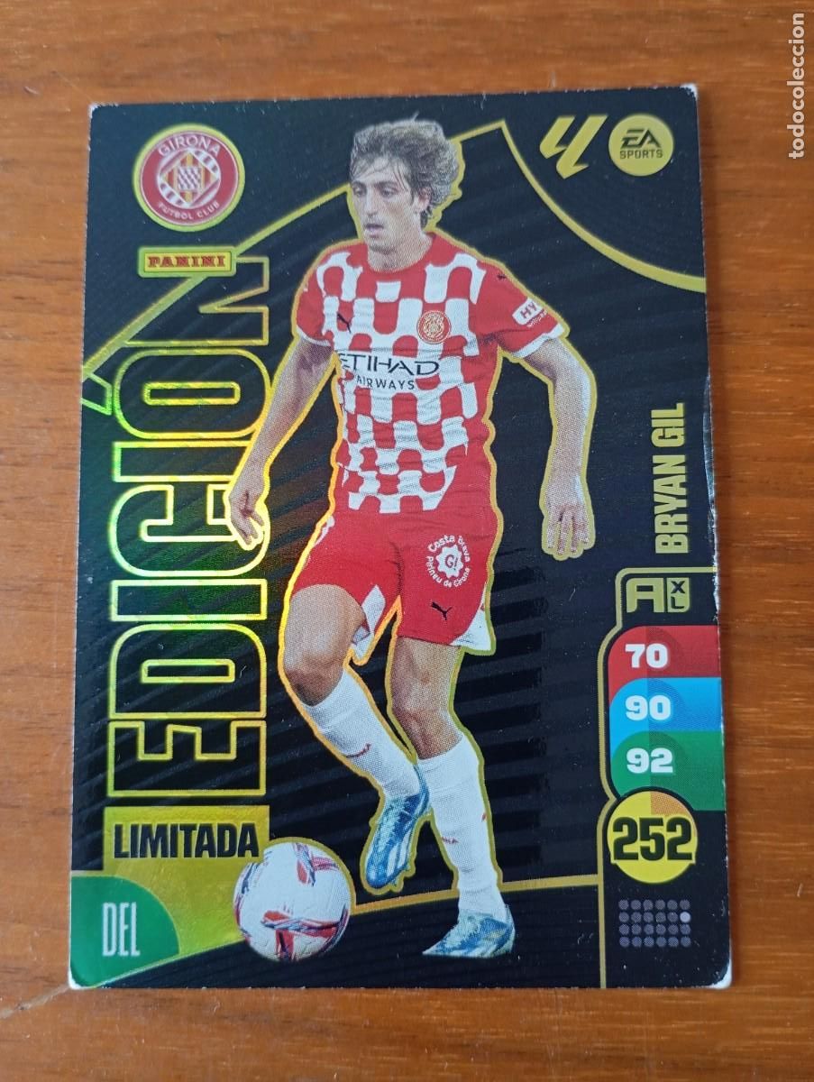 Cromos de f&uacute;tbol: CROMO. BRYAN GIL. ADRENALYN 24 2025. EDICION LIMITADA