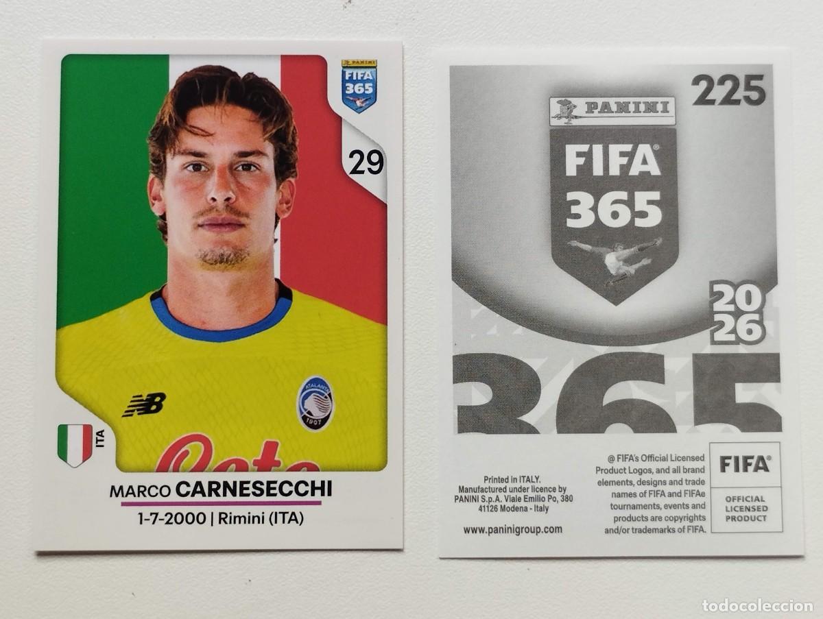 Cromos de f&uacute;tbol: CROMO STICKER PANINI FIFA 365 2026 CARNESECCHI 225 ATALANTA