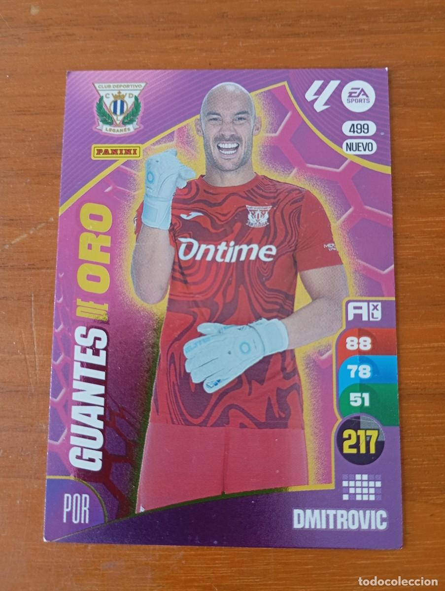 Cromos de f&uacute;tbol: CROMO. DMITROVIC. GUANTES DE ORO. ADRENALYN 24 2025