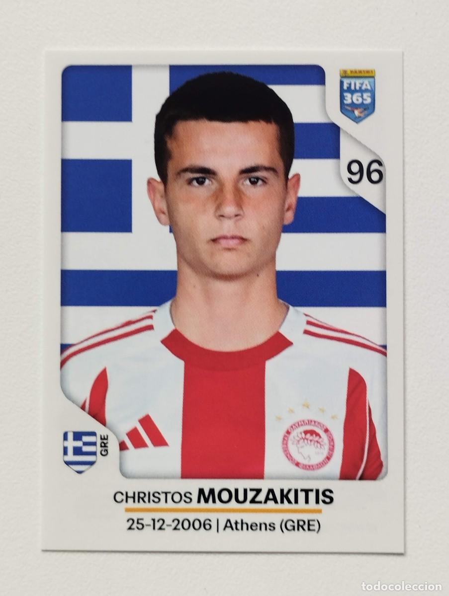 Cromos de f&uacute;tbol: CROMO STICKER PANINI FIFA 365 2026 MOUZAKITIS 216 OLYMPIACOS