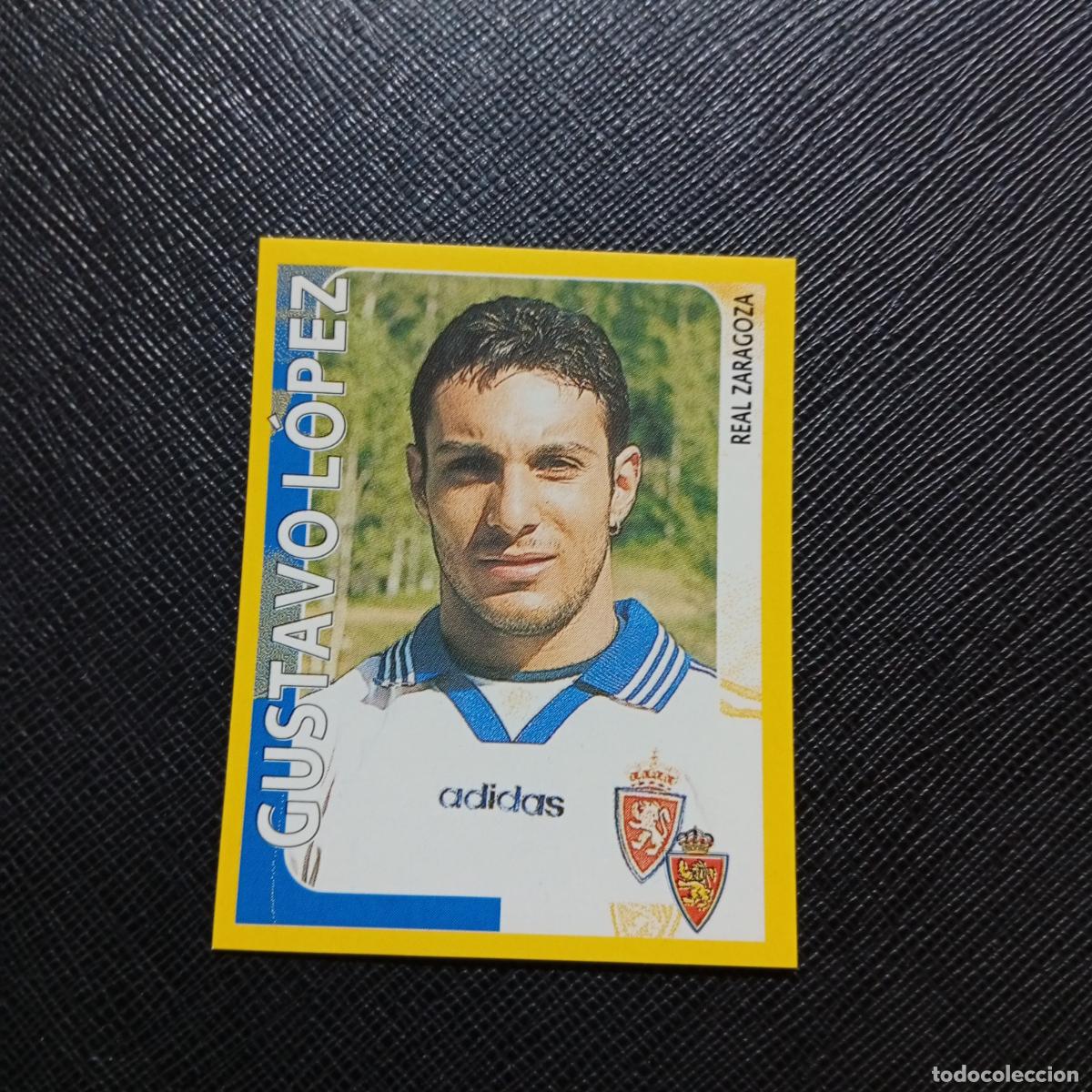 Cromos de f&uacute;tbol: 498 GUSTAVO LOPEZ ZARAGOZA PANINI SUPER CAMPEONATO 1998 1999 FUTBOL 98 99 - SIN PEGAR - A216 PG235