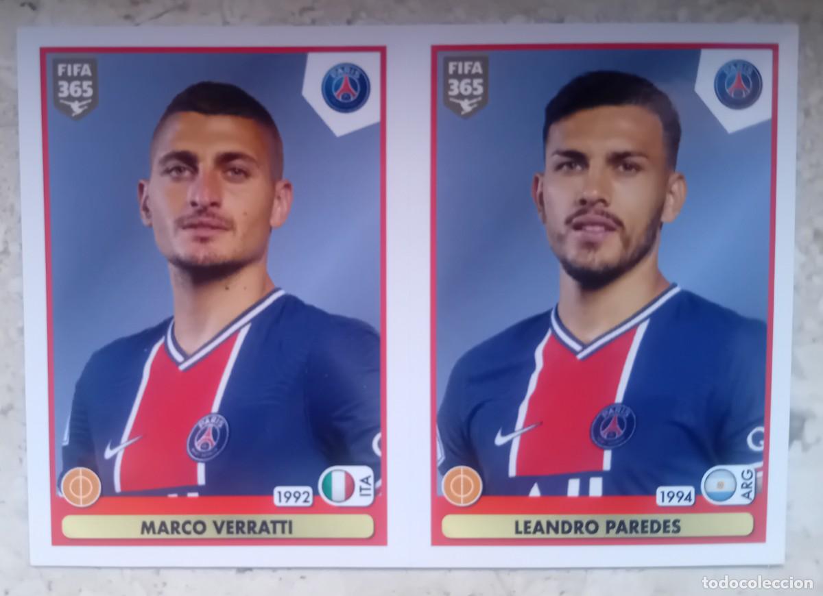 Cromos de f&uacute;tbol: Figurina Panini 2020-21 Cromo Fifa 365 2021 Verratti Paredes PSG n 303