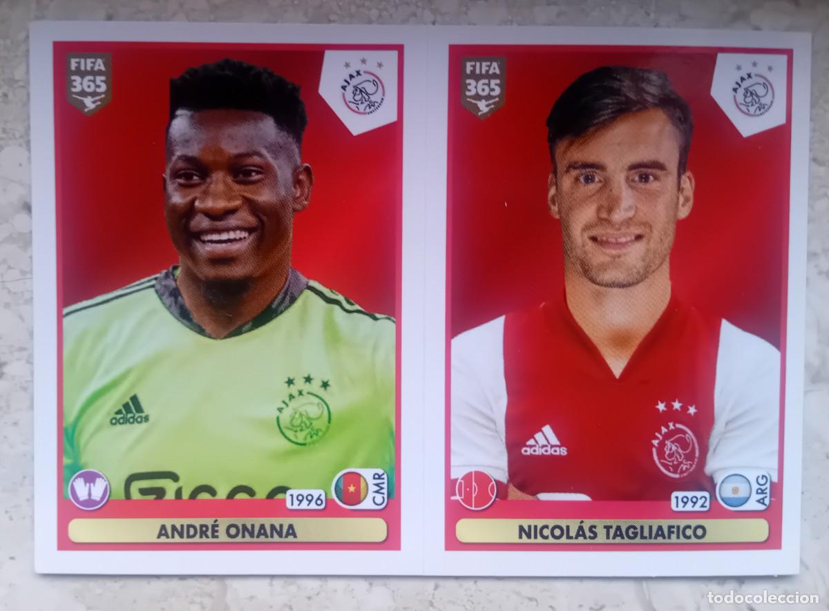 Cromos de f&uacute;tbol: Figurina Panini 2020-21 Cromo Fifa 365 2021 Onana Tagliafico Ajax n 310