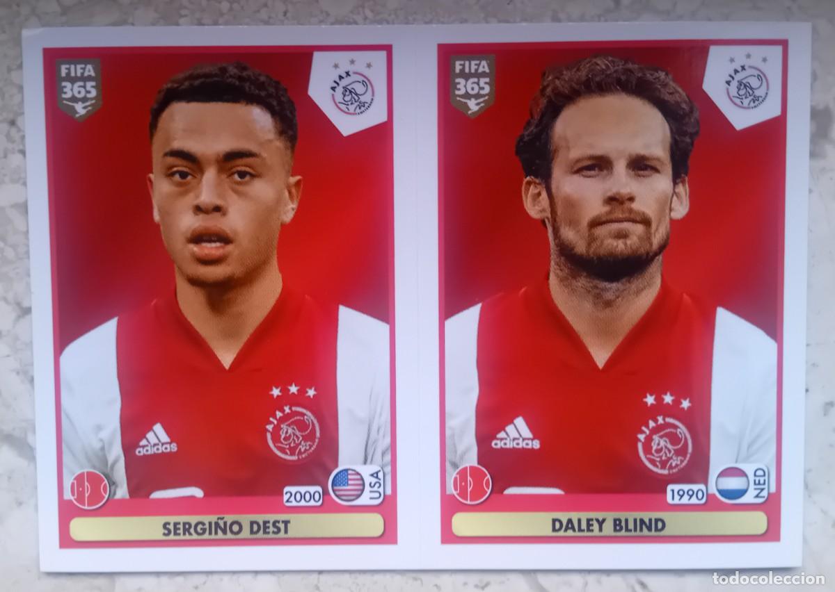 Cromos de f&uacute;tbol: Figurina Panini 2020-21 Cromo Fifa 365 2021 Sergino Dest Blind Ajax n 313