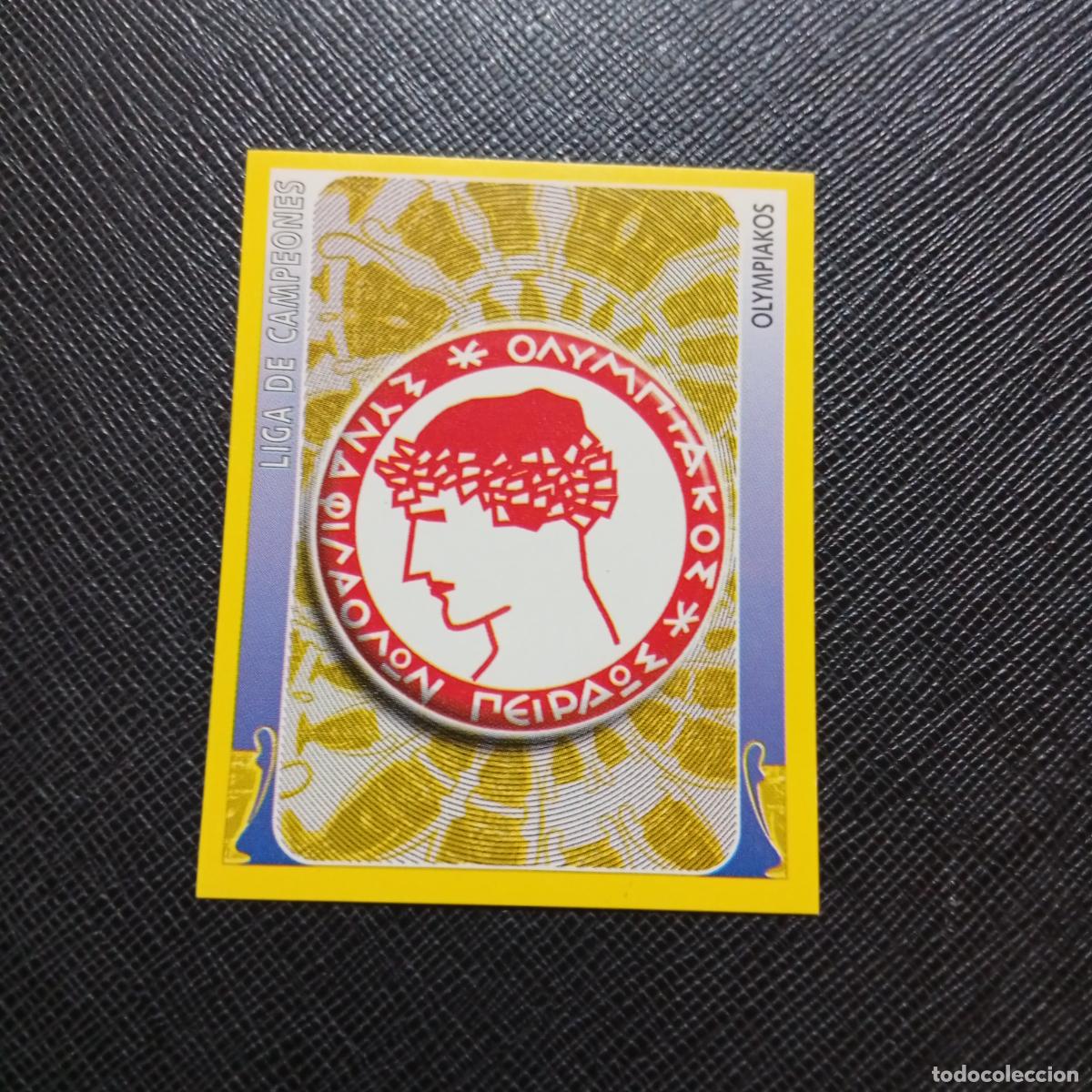 Cromos de f&uacute;tbol: 534 OLYMPIAKOS ESCUDO PANINI SUPER CAMPEONATO 1998 1999 FUTBOL 98 99 - SIN PEGAR - A216 PG253