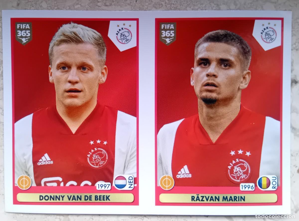 Cromos de f&uacute;tbol: Figurina Panini 2020-21 Cromo Fifa 365 2021 Van De Beek Marin Ajax n 319