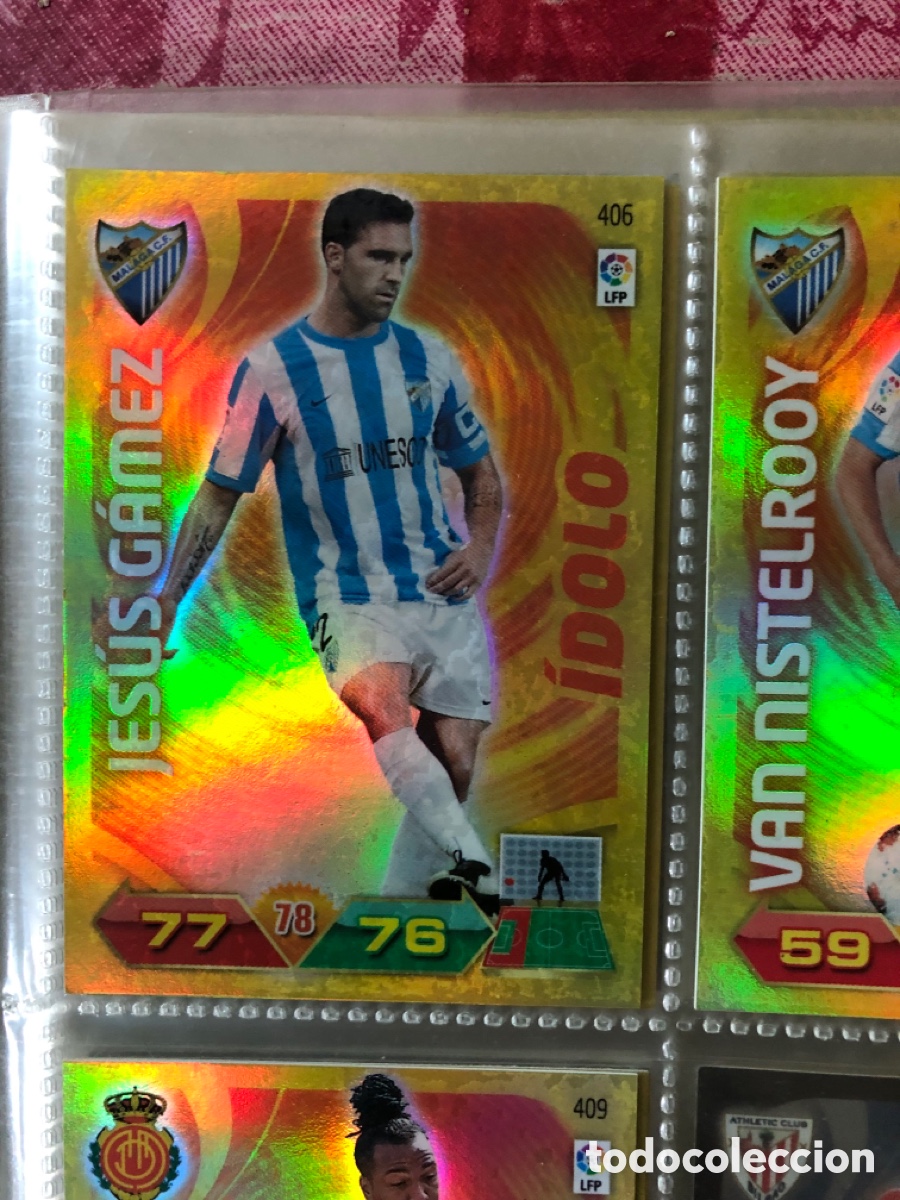 Cromos de f&uacute;tbol: 406 JESUS GAMEZ - MALAGA CF IDOLO ADRENALYN XL 2011 2012 PANINI 11 12