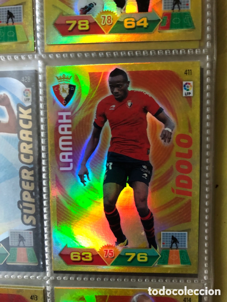 Cromos de f&uacute;tbol: LAMAH &Iacute;DOLO 411 (OSASUNA) 2011-2012 11 12 ADRENALYN PANINI CROMO CARTA A-2