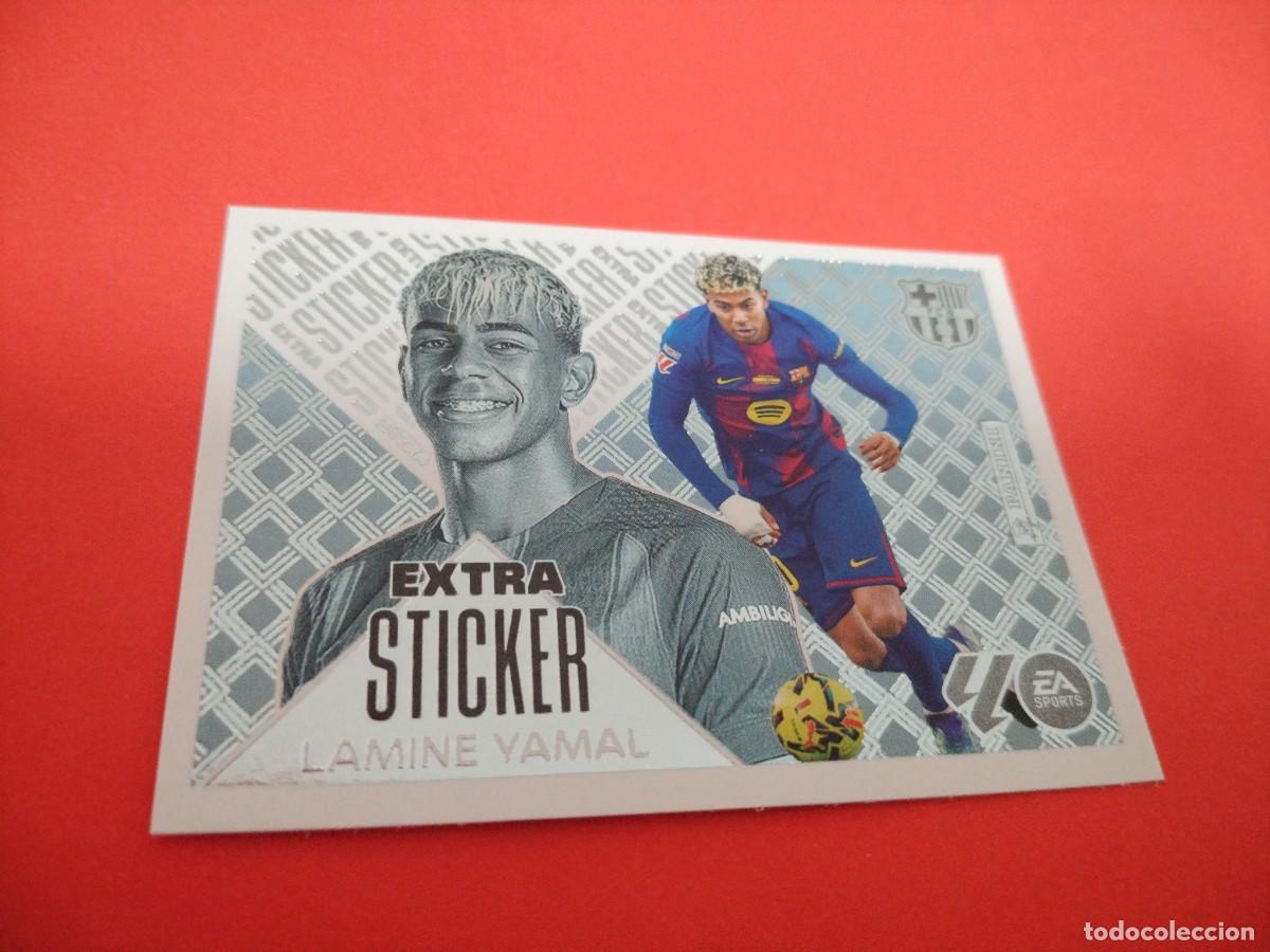 Cromos de f&uacute;tbol: LIGA ESTE 2026 2027 EXTRA STICKER PLATA LAMINE YAMAL