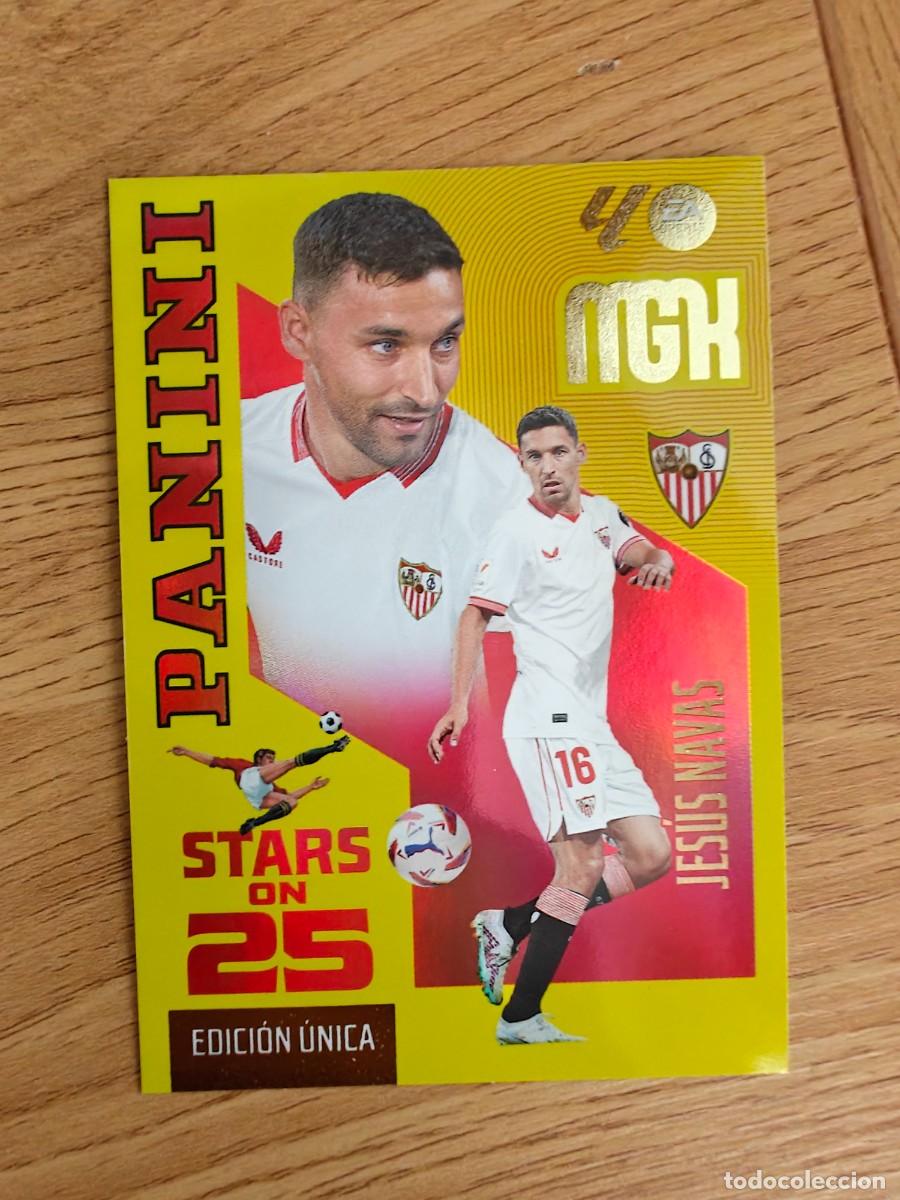 Football Stickers: Jes&uacute;s Navas 437 Megacracks 26 27 Stars on 25 Sevilla FC Edici&oacute;n Unica 2026 2027