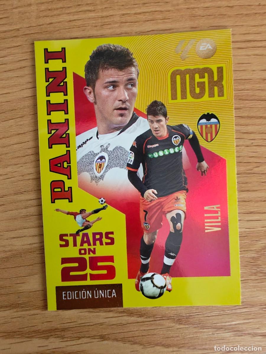 Cromos de f&uacute;tbol: Villa 435 Megacracks 26 27 Stars on 25 Valencia CF Edici&oacute;n Unica 2026 2027