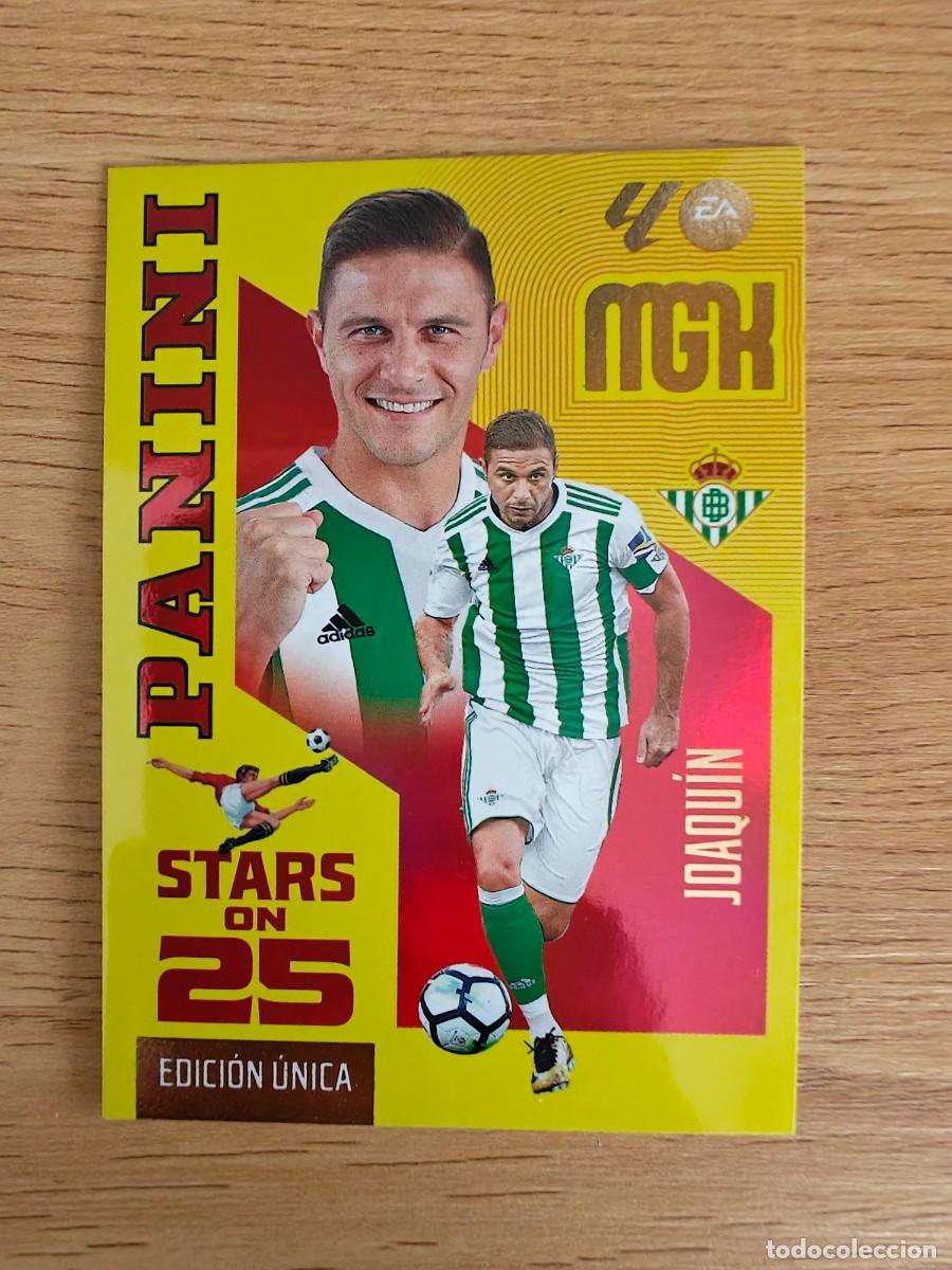 Cromos de f&uacute;tbol: Joaqu&iacute;n 431 Megacracks 26 27 Stars on 25 Real Betis Edici&oacute;n Unica 2026 2027