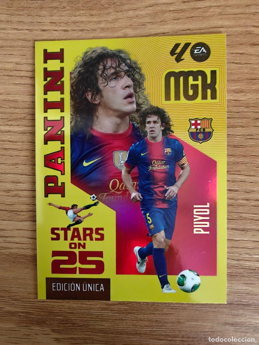 Cromos de f&uacute;tbol: Puyol 429 Megacracks 26 27 Stars on 25 FC Barcelona Edici&oacute;n Unica 2026 2027