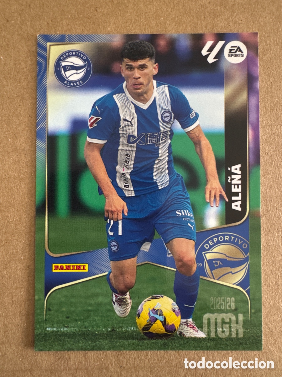 Cromos de f&uacute;tbol: # 31 Ale&ntilde;&aacute; Alav&eacute;s Segunda 2 edici&oacute;n Megacracks 25 26 2025 2026 2&ordf; MGK