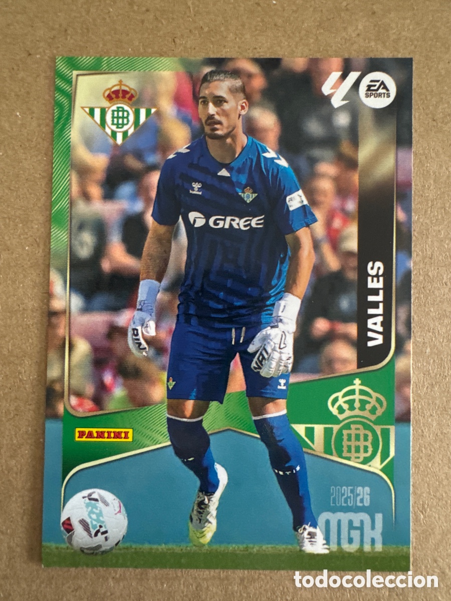 Cromos de f&uacute;tbol: # 92 Valles Real Betis Segunda 2 edici&oacute;n Megacracks 25 26 2025 2026 2&ordf; MGK